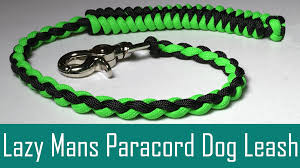 One of the most important design features of paracord is the 7 inner strands of core. Lazy Mans Paracord Dog Leash 4 Strand Round Braid Paw Palz