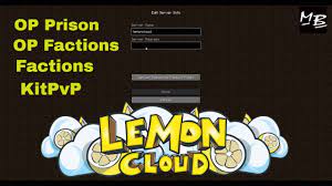 Find an epic factions server on our server list, including versions 1.17, 1.16 and more. Minecraft Lemoncloud Server Ip Address Mini Beans