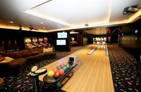 Pin By Mansion Obsessed On Bowling Alleys Home Bowling Alley Home Game Room Basement