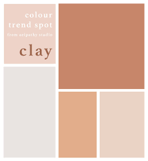 clay color coloring colorinspiration colorpalette colorcombinations colorschemes colour colour warme kleur paletten kleurenschema s slaapkamer kleuren