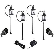 John Timberland Capistrano Black 4 Path 2 Spot Led Landscape Lighting Kit Target