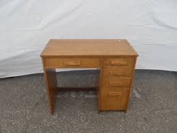 Vintage Wood Desk Small Wood Desk Wood Desk Small Vintage Desk