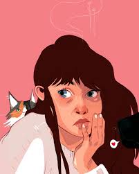 I usually do a self portrait around my birthday, looks like I forgot last  year and I'm 3 months early this year. swipe for 2023's and a silly one  from like 2016.