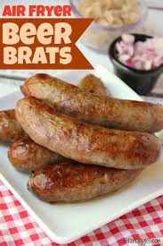 Air Fryer Beer Brats Air Beer Brats Fryer In 2020 Air Fryer Dinner Recipes Air Fryer Recipes Healthy Air Fryer Recipes Easy