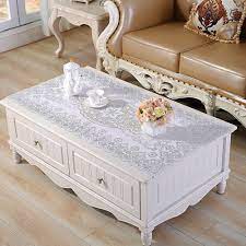 This coffee table can undoubtedly hold its own, but it looks extra amazing in tweet nesting coffee table: Luxury Embroidered Waterproof Pvc Kitchen Table Mat Coffee Table Cover Tv Table Decor Size 60 120cm Tablecloths Aliexpress