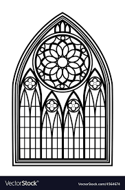Download stained glass windows stock vectors. Window For Churches And Monasteries Architecture And Cathedral Medieval And Gothic Vector Illustration Download A Fre Gothic Windows Art Glass Art Pictures