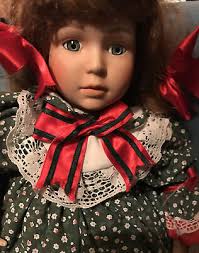 Collectible Windsor Handmade Porcelain Doll 25"Allison Windsor Heirloom  1995