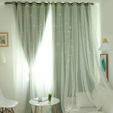 The french style brings fresh spirit and boosts up the tone of the room. Wuffmeow Double Curtains With Star Tassel Black Out Blinds Window Curtains For Living Room Walmart Com Walmart Com