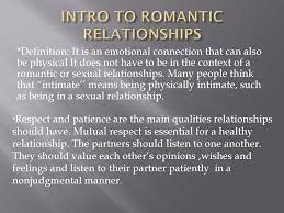 (noun) an example of relationship is a hu. Romantic Relationships Ppt Download