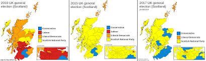 By default, all constituencies are blank. Uk General Elections In Scotland In 2010 2015 And A 2017 Prediction 3076 X 924 Mapporn