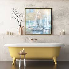 The art panels can be customized through graphic and handmade artistic touches and created in different sizes to create a unique ambience for the bathroom. Bathroom Art Wall Art Canvas Prints Icanvas