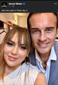 Alyssa posts another photo of her and Julian at the Paris convention! :  r/charmed