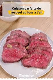 Rosbeef Au Four A L Ail Recette Recettes De Cuisine Rosbeef Recette Et Rosbeef Au Four