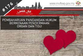 Sebenarnya ada 2 jenis pandangan ttg hukum derma organ, mmg ada ahli agama yg mengatakan haram tp byk juga yg menyatakan harus. Pejabat Mufti Wilayah Persekutuan Bayan Linnas Siri Ke 176 Pembaharuan Pandangan Hukum Berkenaan Pendermaan Organ Dan Tisu