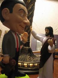Mr. Bean meets Jesus