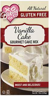Xo Baking Co Vanilla Cake Mix 19 Ounce So Simple To Prepare Soy Free The Most Delicious An Gluten Free Yellow Cake Mix Gourmet Cake Mix Vanilla Cake Mixes