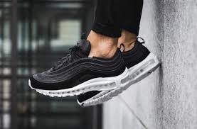 The Nike Air Max 97 Black White Drops Tomorrow Kicksonfire Com Nike Air Max Nike Air Max 97 Air Max 97