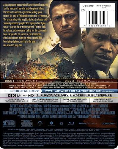 Law Abiding Citizen 4K SteelBook (Exclusive) – Blurays For Everyone