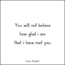 So I Know Never To Be Like You