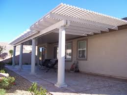 Alumawood diy patio cover backyard design by patiokitsdirect.com. Combination Lattice Solid Patio Covers Las Vegas Proficient Patios