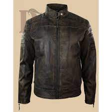 Distressed Brown Vintage Leather Jacket In Usa Uk Canada Australia Germany France Greece Russia Alaska New York Los Angeles Chicago Houston Philade Distressed Leather Jacket Vintage Leather Jacket Leather Jacket Men
