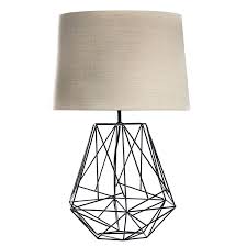 Toby Black Geometric Metal Table Lamp Pier 1 Imports Metal Table Lamps Geometric Table Lamp Black Table Lamps
