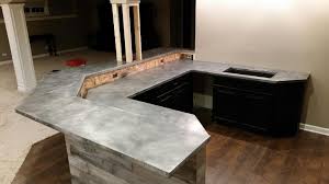 zinc countertops custom metal home