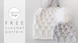 Camdyn Cable Hat Free Crochet Pattern Video Tutorial Youtube Crochet Patterns Crochet Hat Tutorial Crochet Hats Free Pattern