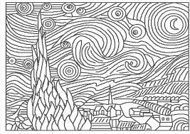 Note Stellata2 Jpg 875 618 Pixel Arte Famosa Disegni Da Colorare Opera D Arte Famosa