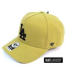 La Dodgers Hat Old Gold 47 Mvp Dt Curved Snapback 47 Brand 47 Brand La Dodgers La Dodgers Hat