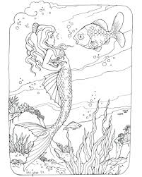 Download in a click and start coloring! Mermaid Coloring Pages Coloring Rocks