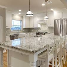 Bianco Antico Granite Countertop Kitchen Design Ideas Remodel Pictures Houzz Kitchen Cabinets Decor White Granite Countertops Kitchen Design