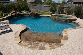Welcome to custom pools of arizona in lake havasu city. Pin By Tracey Deupree On Backyard Beauties Beach Entry Pool Custom Pools Pool Landscaping