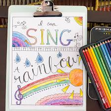 My adult coloring pages include flowers, animals and geometrics. Relax Color Free Printable Musical Coloring Page Unoriginal Mom
