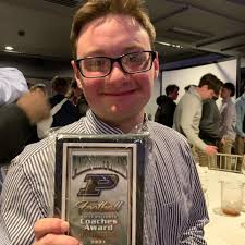 Congrats to Will Heffernan for winning the “Brian Halloran Coaches Award.”  Brian loved football and we attribute that to the coaching staff. Coach  Becerra, thank you for remembering Brian and most importantly