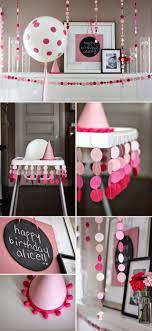 34 Creative Girl First Birthday Party Themes And Ideas Polka Dot Birthday Party Birthday Party Decorations Girls Birthday Party