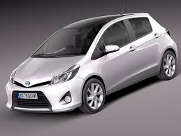 Ecco il prezzo di lancio e l'uscita senza dimenticare le caratteristiche. Toyota Yaris 2013 Hybrid 3d Model