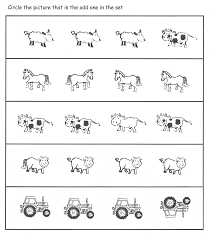 Odd One Out Farm Theme Differences Worksheet Farm Theme Farm Math Environmental Education