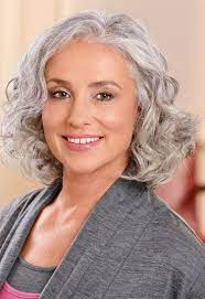 Pin By Rusty Watson On Grey Area Grey Curly Hair Gray Hair Spray Short Grey Hair