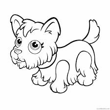 Top 25 free printable dog coloring pages online. Puppy Coloring Pages Animal Printable Sheets Cute Yorkie Puppy 2021 4075 Coloring4free Coloring4free Com