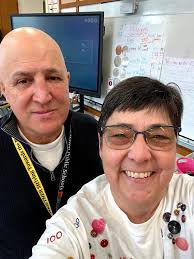 100 days smarter! Mr. Nuñez and Ms. Durso's 2nd-grade classes celebrated a  century of learning at Truman School. #NHPS