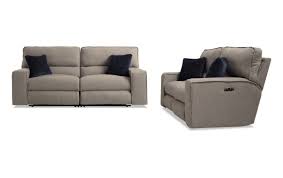 Reed 90 Power Reclining Sofa Loveseat Bobs Com In 2020 Power Reclining Sofa Power Recliners Couch And Loveseat