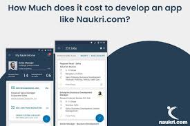 How Much Does It Cost To Develop A Job Portal App Like Naukri Job Portal App Development Sales Strategy