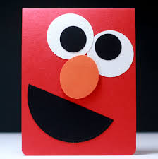Creative Handmade Birthday Cards For 2 Year Old Boy Elmo Card For A 2 Year Old Birthday Card Craft Handmade Birthday Cards Old Birthday Cards
