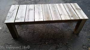 Fancied it up with some walnut inlays (more scrap endcuts from a previous job). Reclaimed Wood Coffee Table My Repurposed Life Rescue Re Imagine Repeat