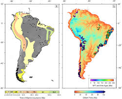 The andes mountain range dominates south america's landscape. Spatial And Temporal Uplift History Of South America From Calibrated Drainage Analysis Rodriguez Tribaldos 2017 Geochemistry Geophysics Geosystems Wiley Online Library