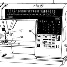 Elna 8000 computer sewing machine service manual, 55 pages. Nahmaschine Elna 9000 Computer