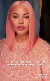 Making america great again chrissyteigen.info/links. Chrissy Teigen Transformed Her Hair With A Pink Lob
