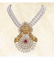 Get it as soon as thu, jun 10. Two Layer Pearl Necklace With Gold Lakshmi Pendant Krishna Jewellers Pearls And Gems