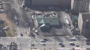 Order food online at krispy kreme, atlanta with tripadvisor: Aerial View Of Iconic Krispy Kreme That Caught Fire In Atlanta 11alive Com